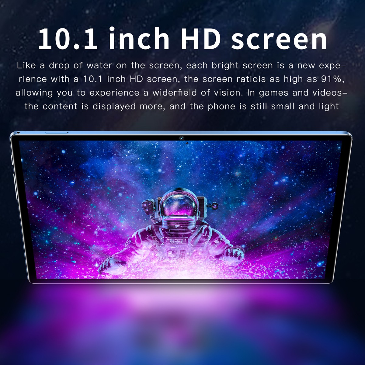 10″ Tablet Android 14 Tablets 12GB+256GB Octa-Core 5G WiFi Dual Camera Google