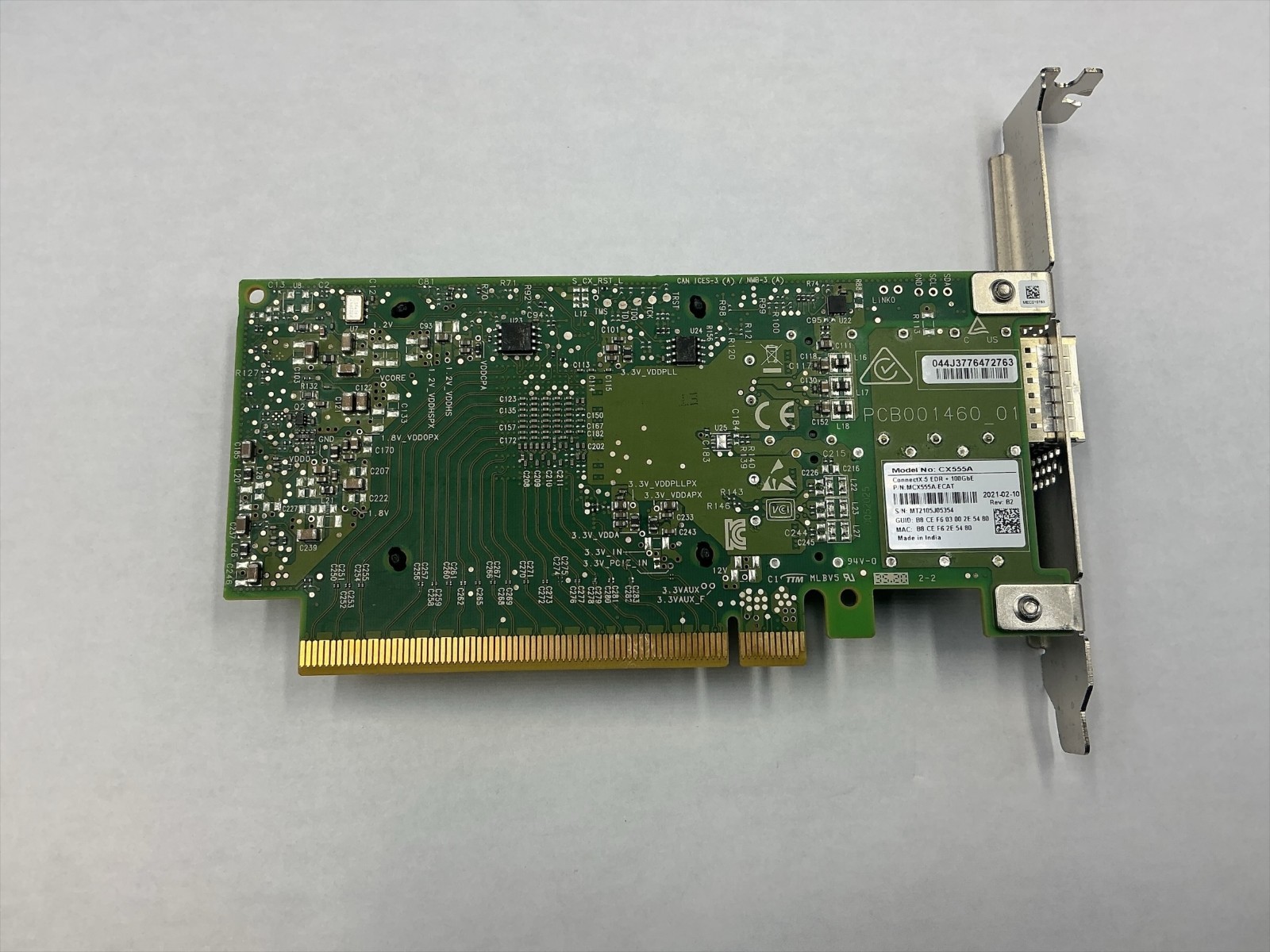 Mellanox MCX555A-ECAT ConnectX-5 CX555A VPI 100GbE Single-Port QSFP28 Adapter