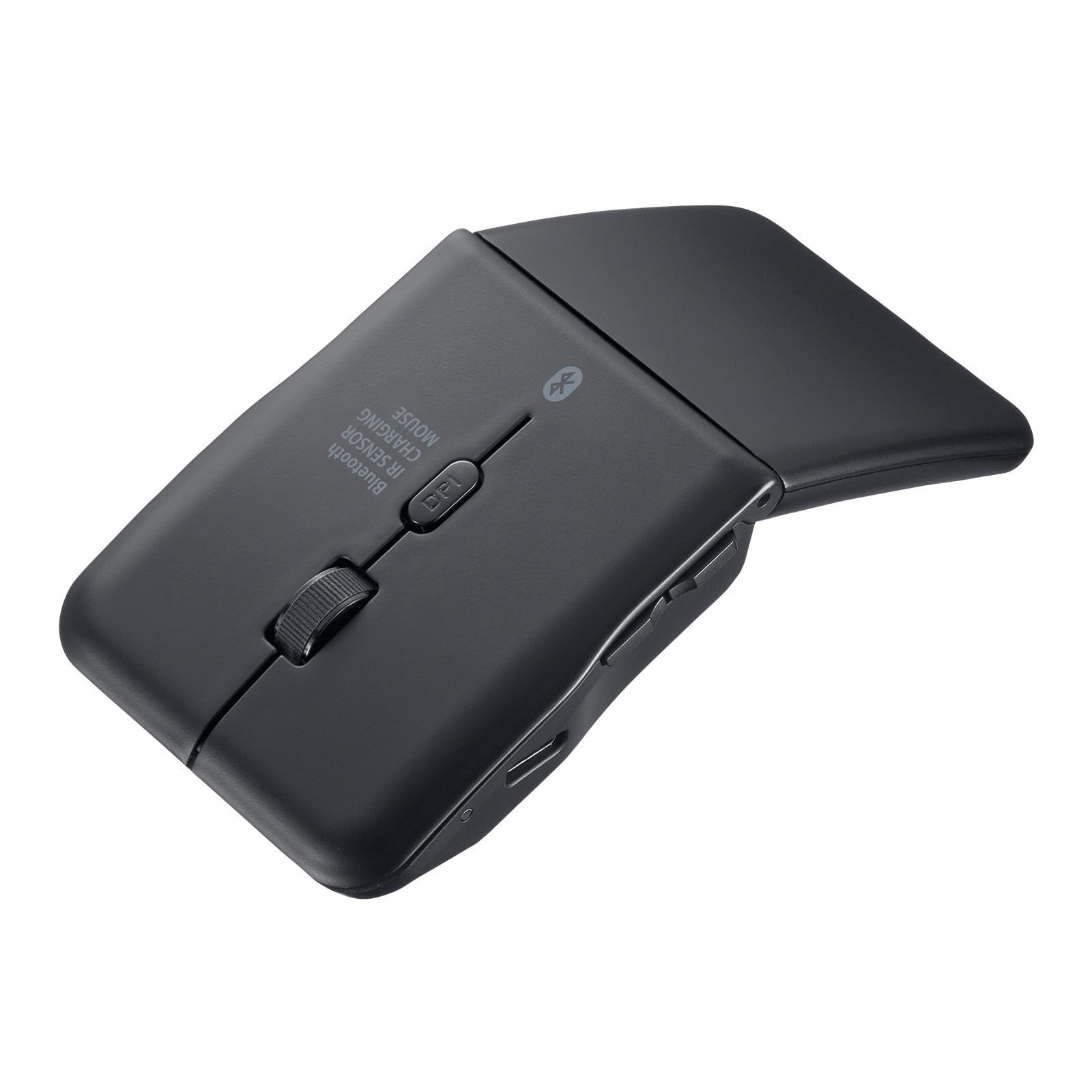 Sanwa Supply Silent Bluetooth 5.0 IR LED Mouse MA-BIS5116BK Black