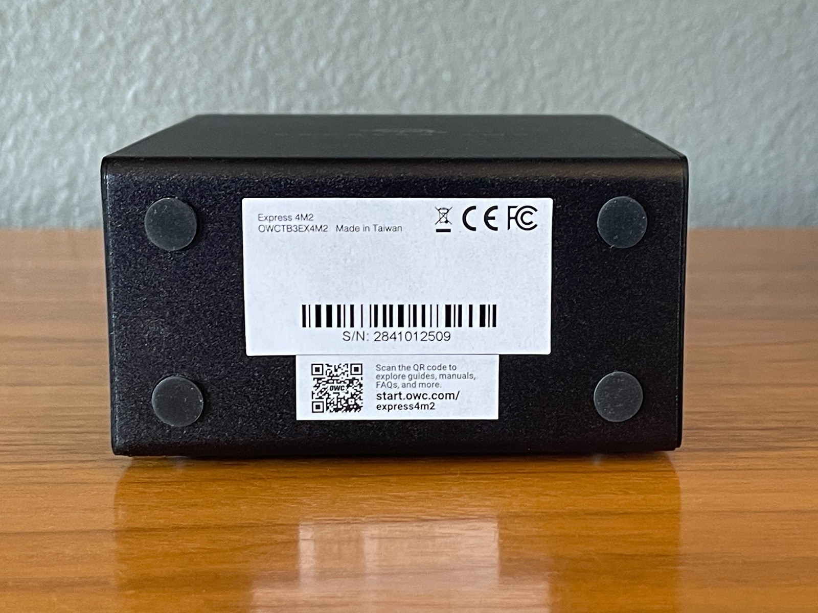 OWC Express 4M2 4-Slot NVMe M.2 SSD Enclosure Thunderbolt 3 OWCTB3EX4M2 OB