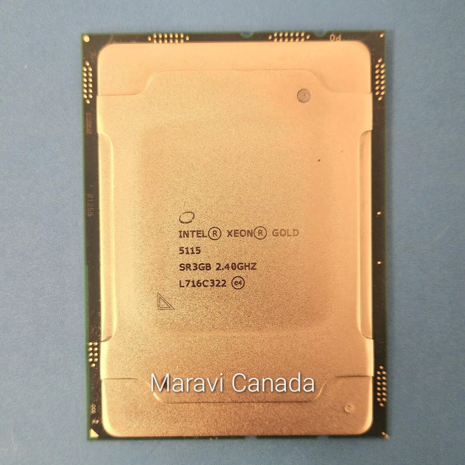 SR3GB Intel Xeon Gold 5115 2.40GHz 10-Core 13.75MB LGA3647 85W CPU Processor