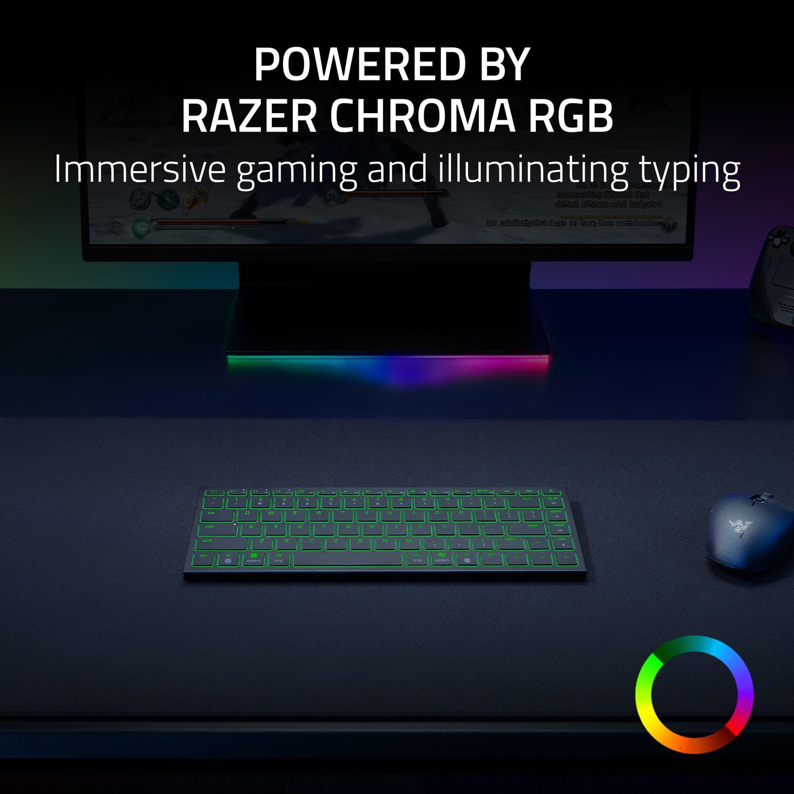 Razer Joro Portable Wireless Gaming Keyboard: Thin, Light, Compact – Chroma RGB