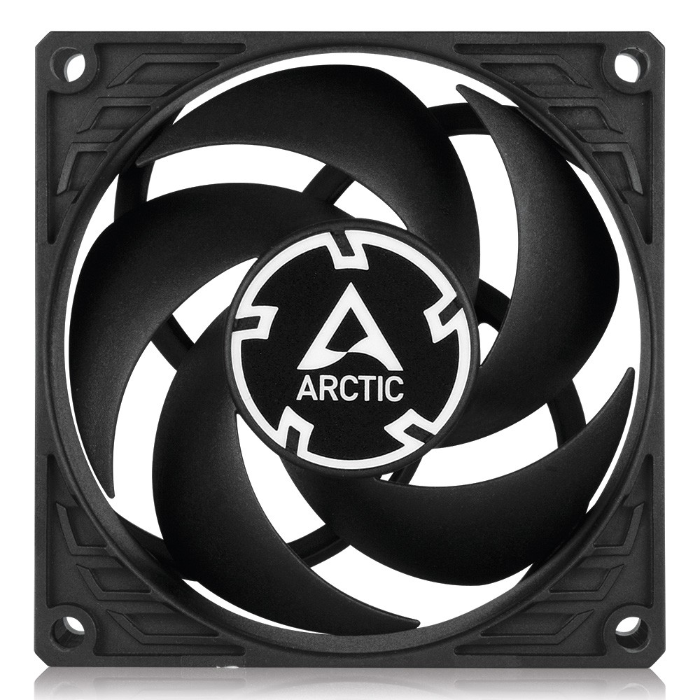 ARCTIC P8 PWM PST (Black) 80 mm Case Fan with PWM Sharing Technology PST PC