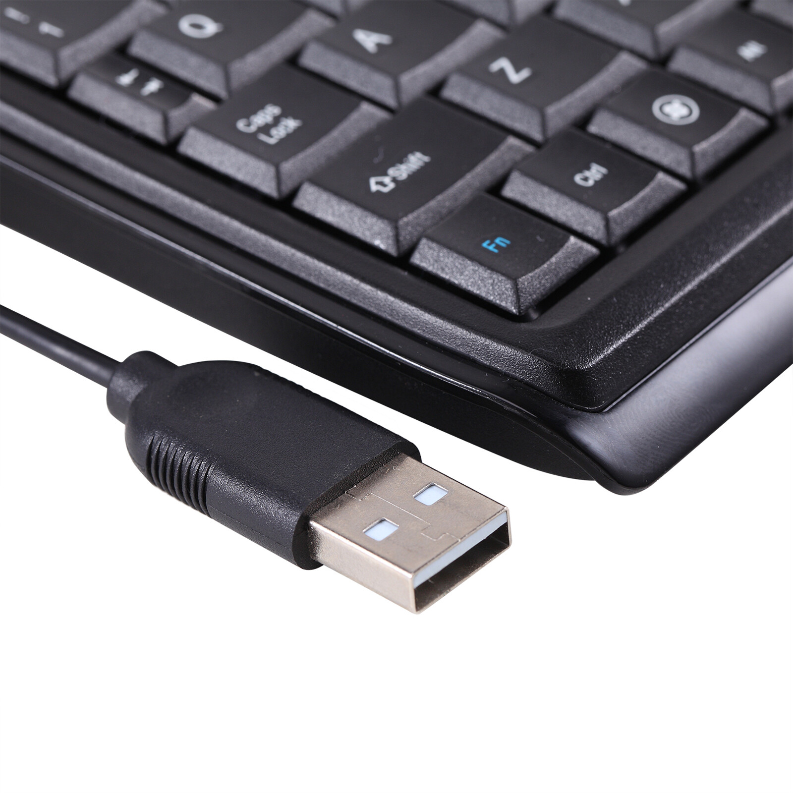 MC-8017 Wired 78 Keys USB Wired Mini Multimedia Keyboard for Laptops PC Computer
