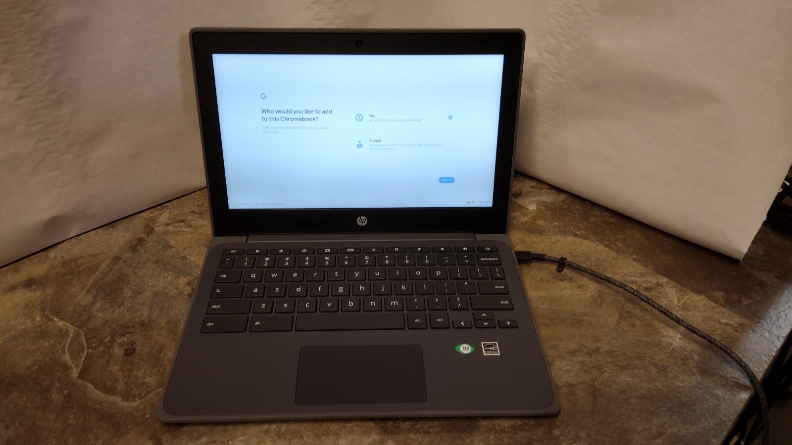 HP Chromebook 11a G8 EE AMD 1.6GHz 4GB RAM 16GB Storage ChromeOS