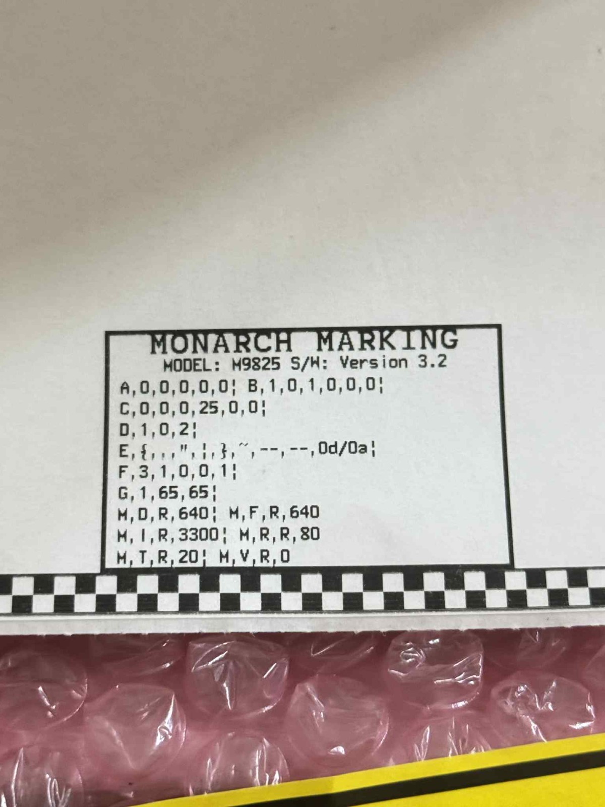 Monarch 9800 Series 12678301 203dpi Printhead SSI-MON9800-203S