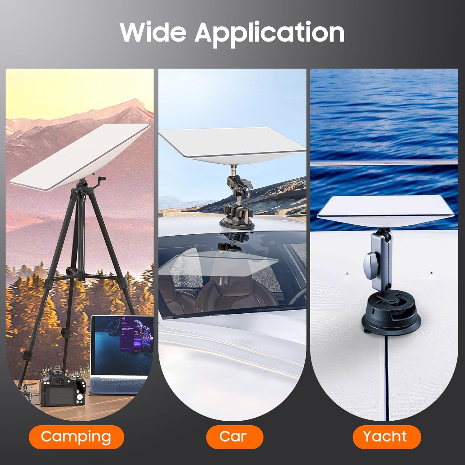 Starlink Mini Tripod Adapter – High-Strength H-20mm/0.78", Black