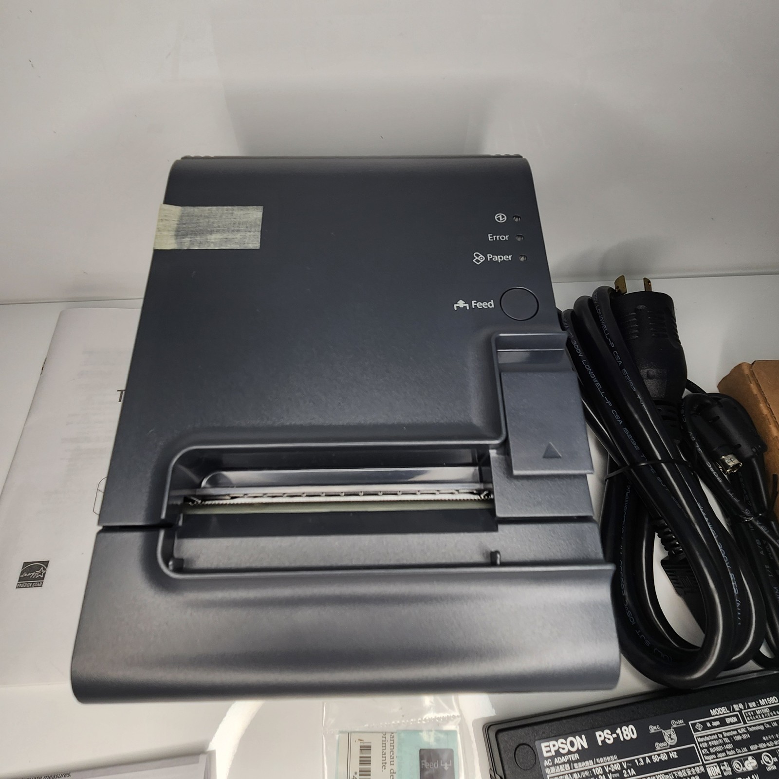 Epson TM-L90P Thermal Receipt Printer Sticky Compatible Model M313A Open Box