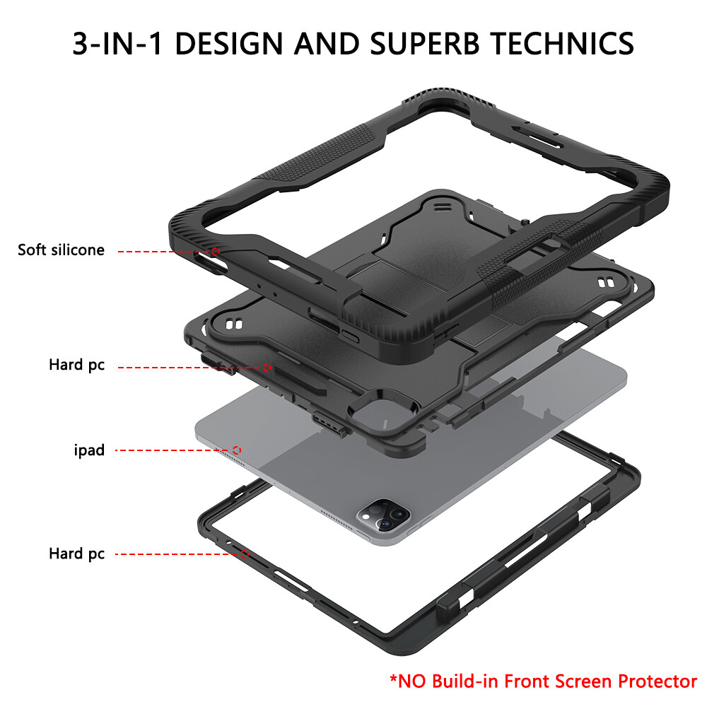 For Apple iPad 8th 7th 6th 5th Generation 10.2″ 9.7″ Shockproof Hard Case Cover