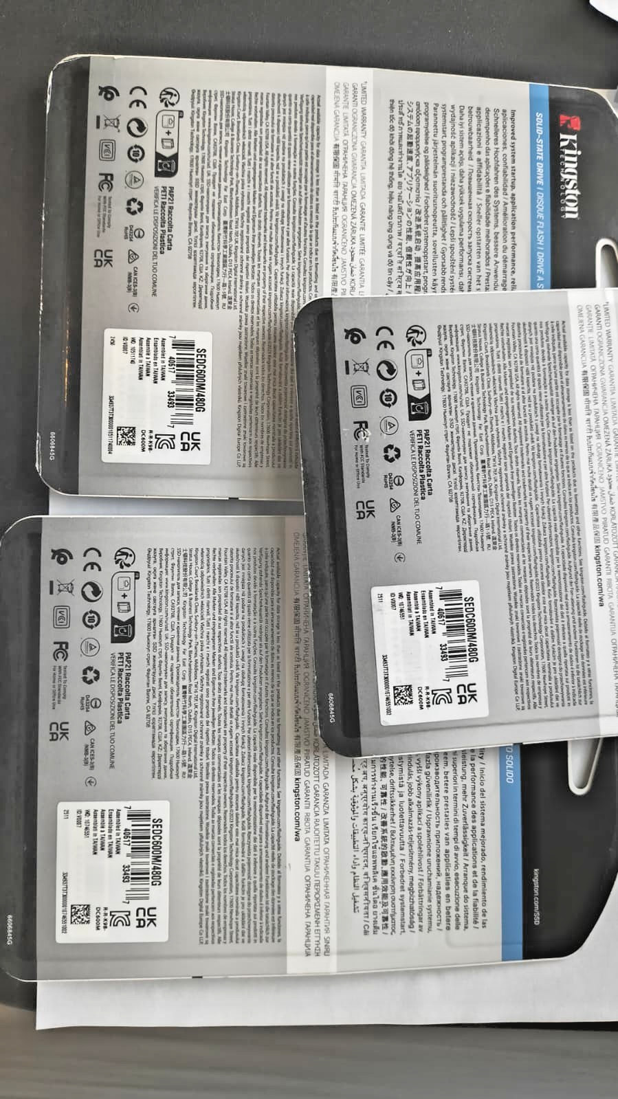 Kingston DC600M 480GB 2.5″ SATA Internal Solid State Drive SEDC600M480G