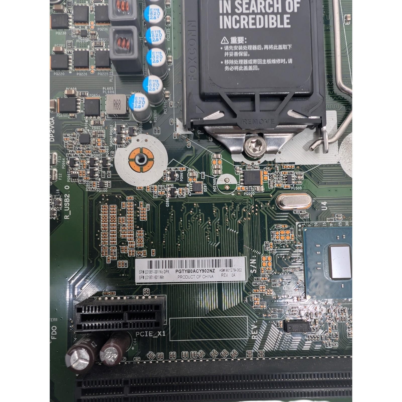 HP 280 G2 SFF Desktop Motherboard Intel LGA 1151 DDR4 L01951-001 901279-002