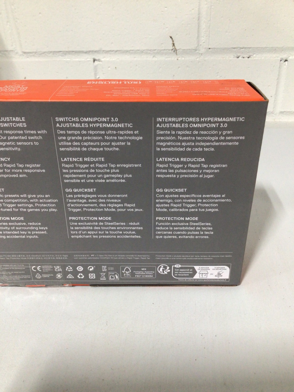 SteelSeries Apex Pro Mini Gen 3 Keyboard