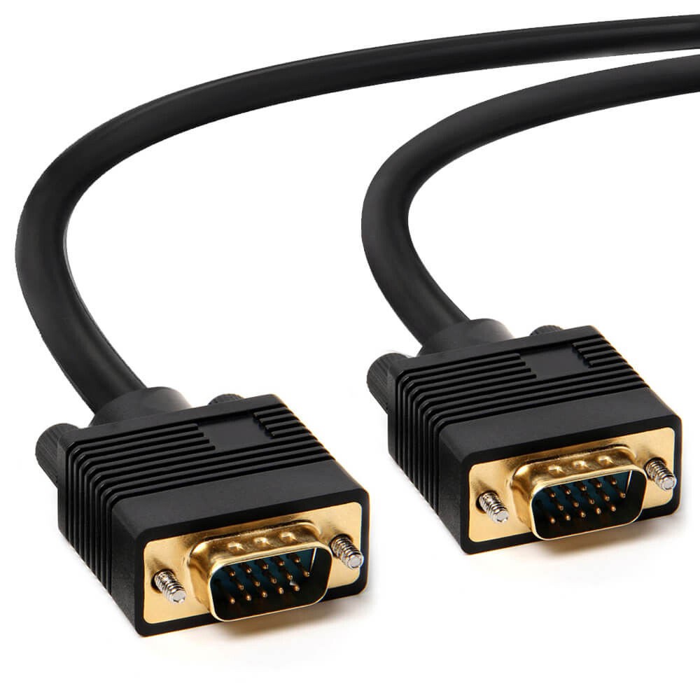 VGA Cord Full HD 1080p SVGA Male VGA to VGA Cable PC Laptop HDTV Monitor Cable