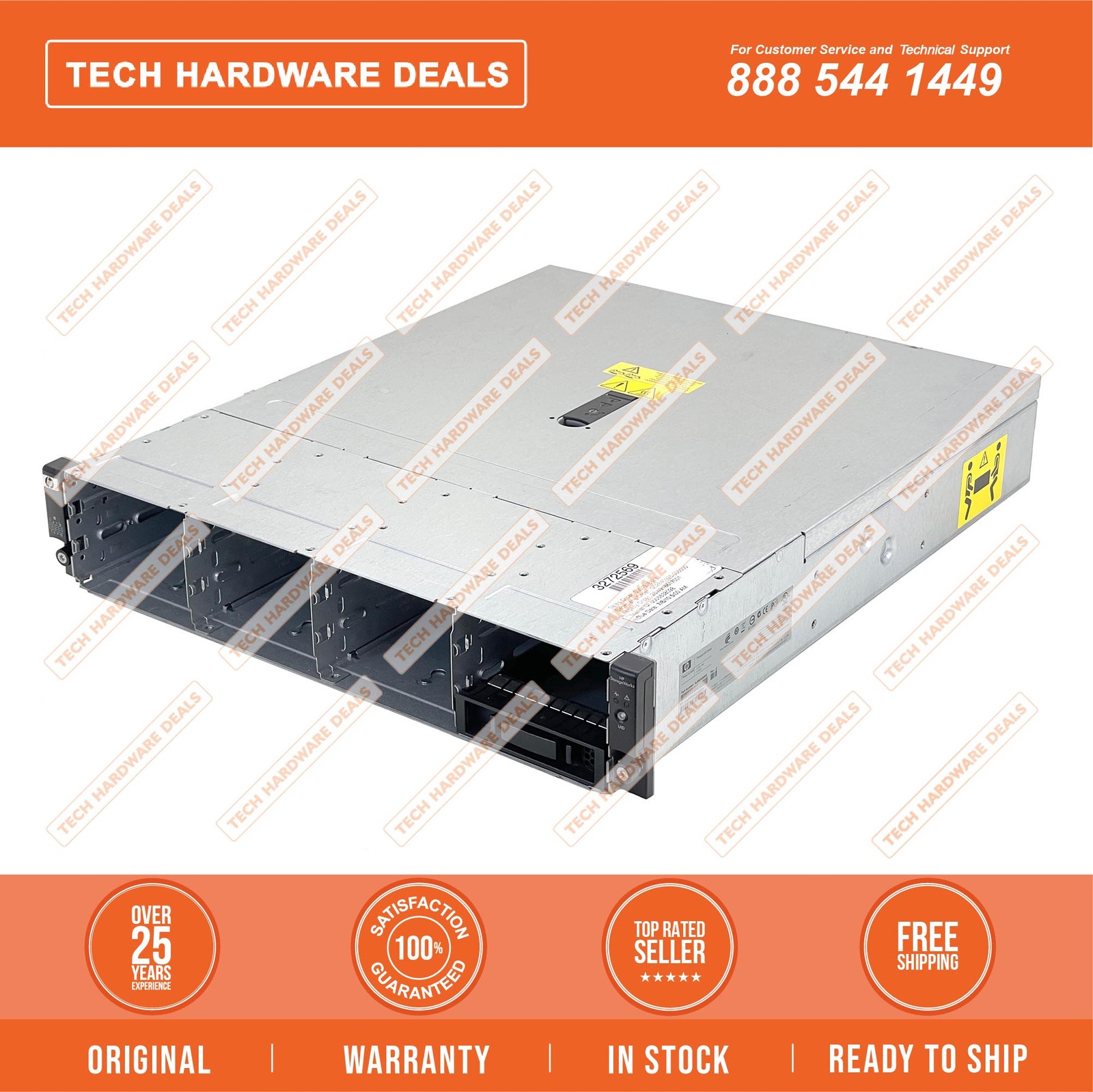 AJ940A w/Rail PSU Tray HP StorageWorks D2600 Disk Enclosure