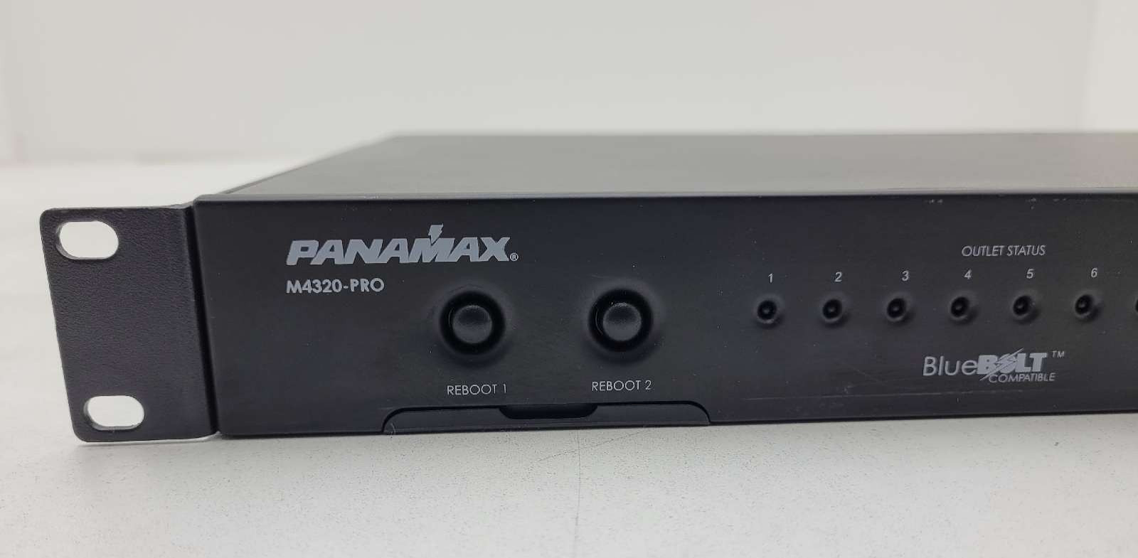 Panamax M4320-PRO 8-Outlet 20A Rackmount BlueBolt Power Management Tested