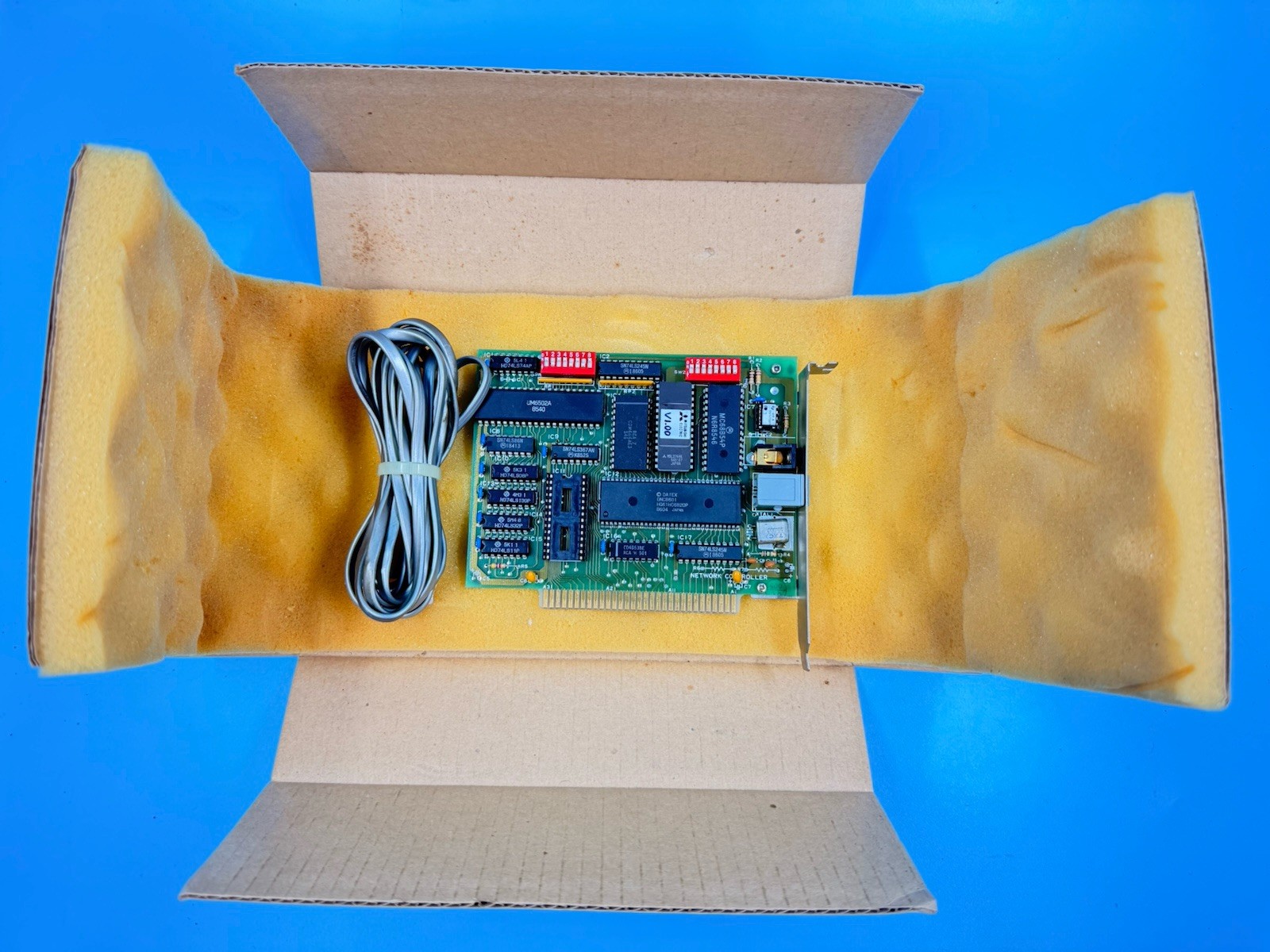 Rare Vintage computer Network Controller Card 6502 MC68B54 Retro Computing