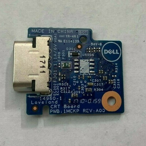 OEM Dell Latitude 3470 3570 VGA Port I/O Circuit Board 14960-1 P/N 1MCKP