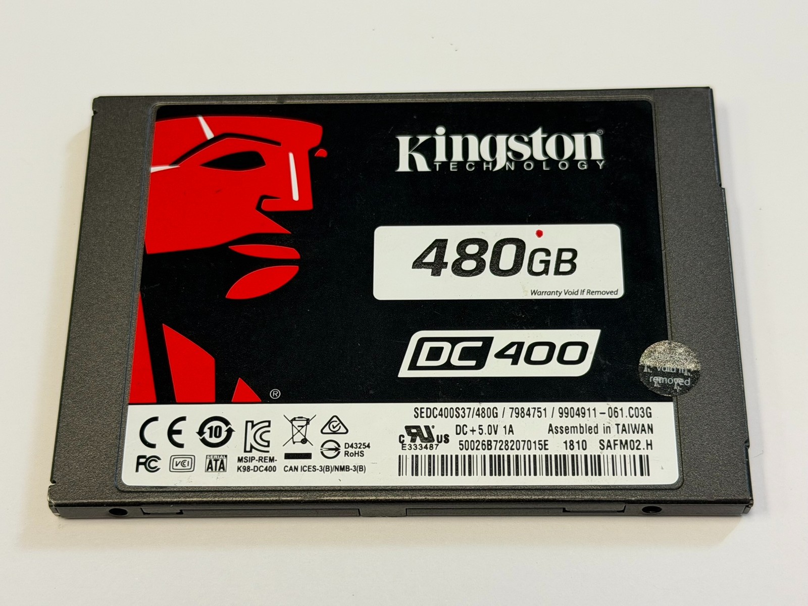 Kingston 480GB DC400 2.5″ SSD SATA Internal Solid State Drive SEDC400S37/480G