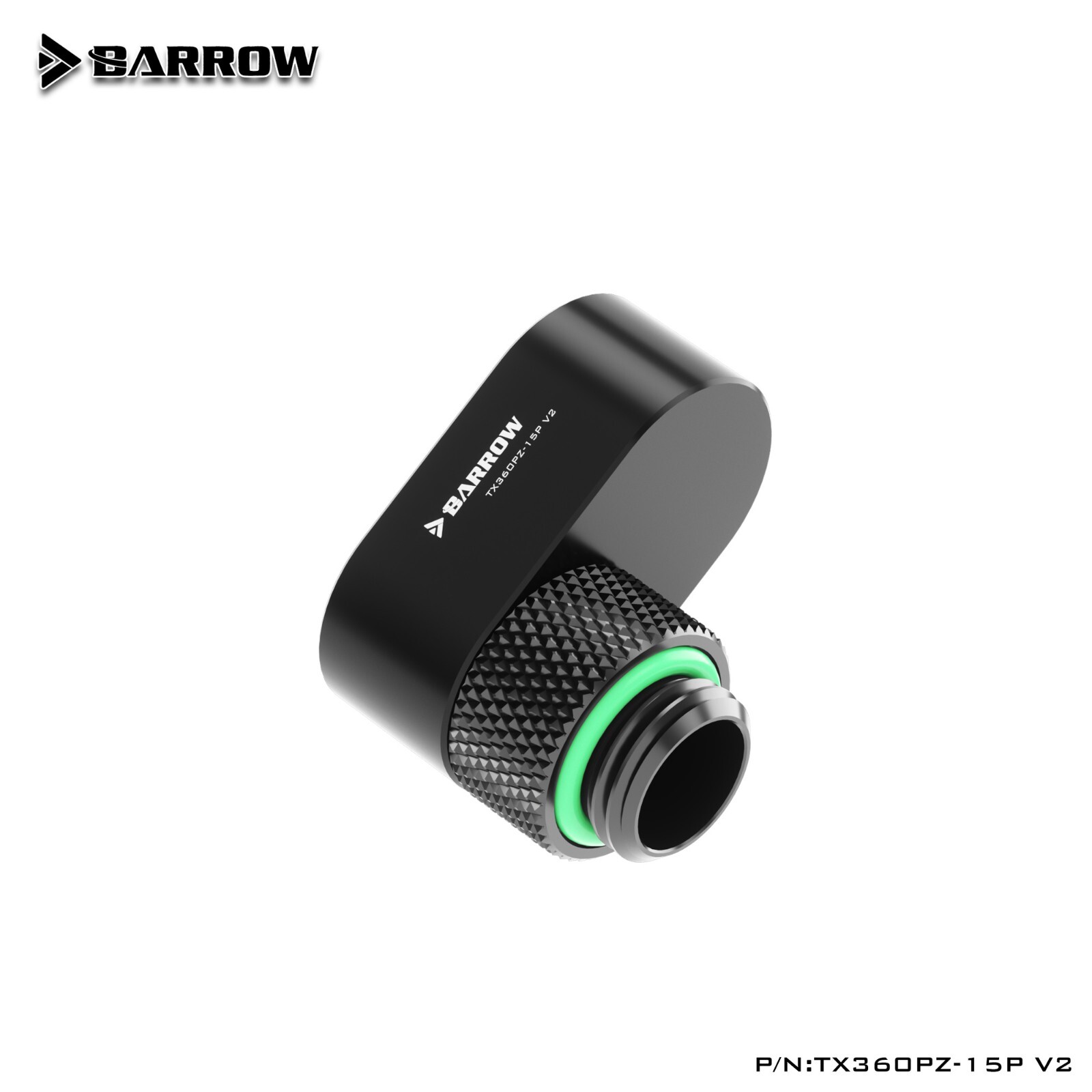 Barrow G1/4″ 360 Degree Rotation Rotary Offset Adapter 6mm Pom Fitting TX360PZ-P
