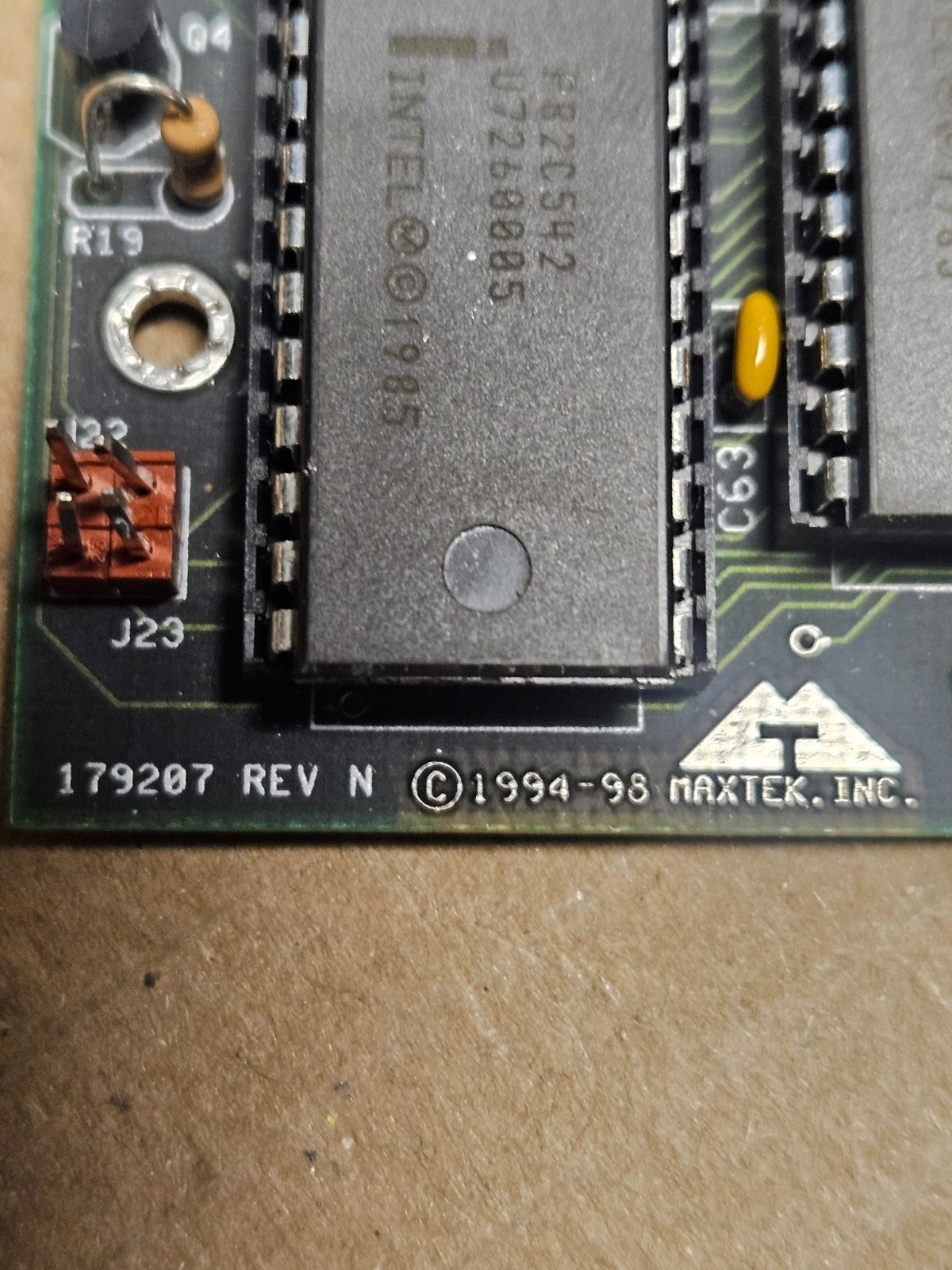Maxtek MDC-360 PCB 179297 Rev N Control Board – Working Pull