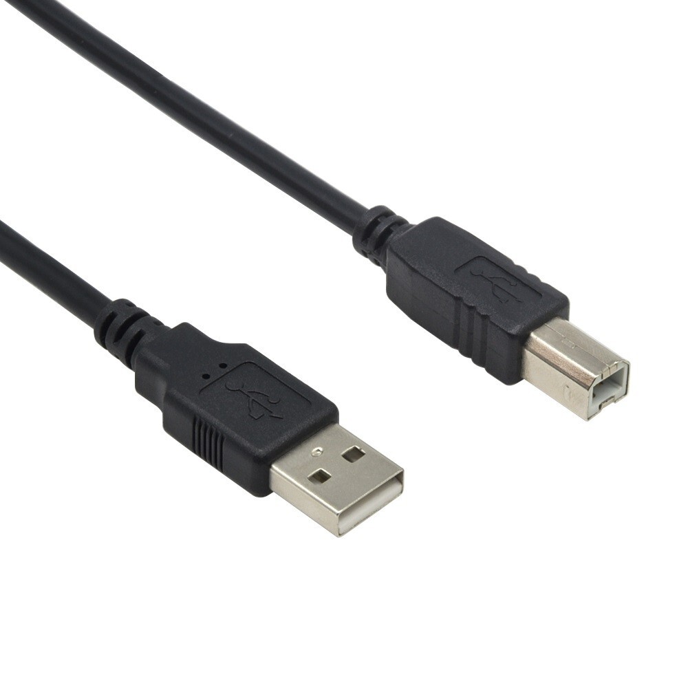 15ft USB 2.0 A Male to USB B Male Printer Scanner Cable Cord for HP Epson Dell