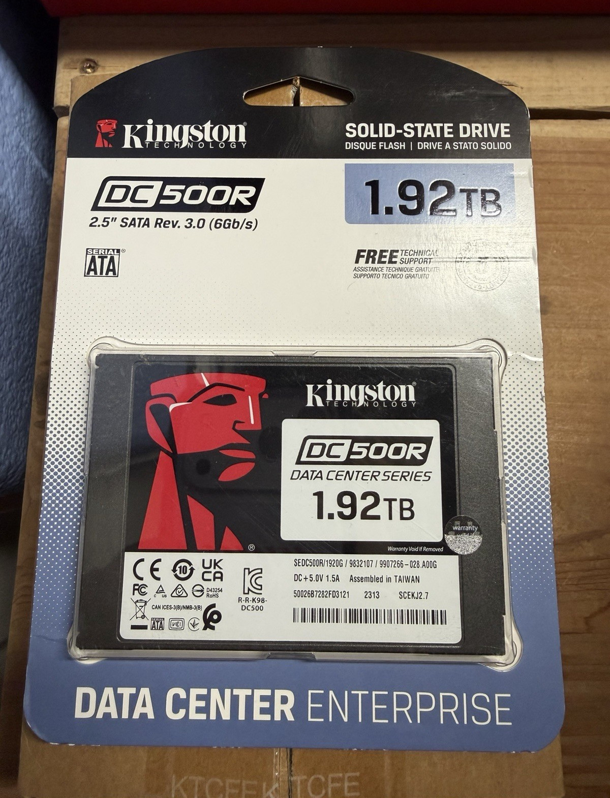 Kingston DC500R 1.92TB 2.5″ SATA III Internal SSD SEDC500R/1920G