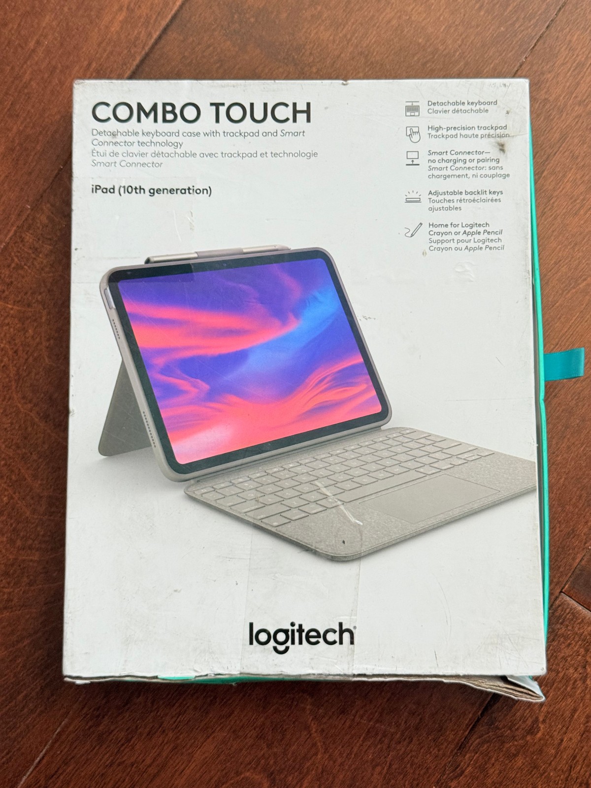 Logitech Combo Touch – iPad Case for 10th gen -SAND – “UGLY BOX”