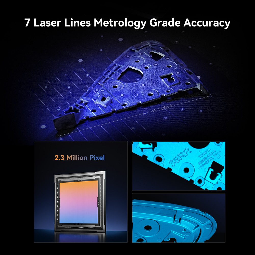 Creality CR-Scan Raptor 3D Scanner for 3D Printer 24-Bit Full-Color Scanning