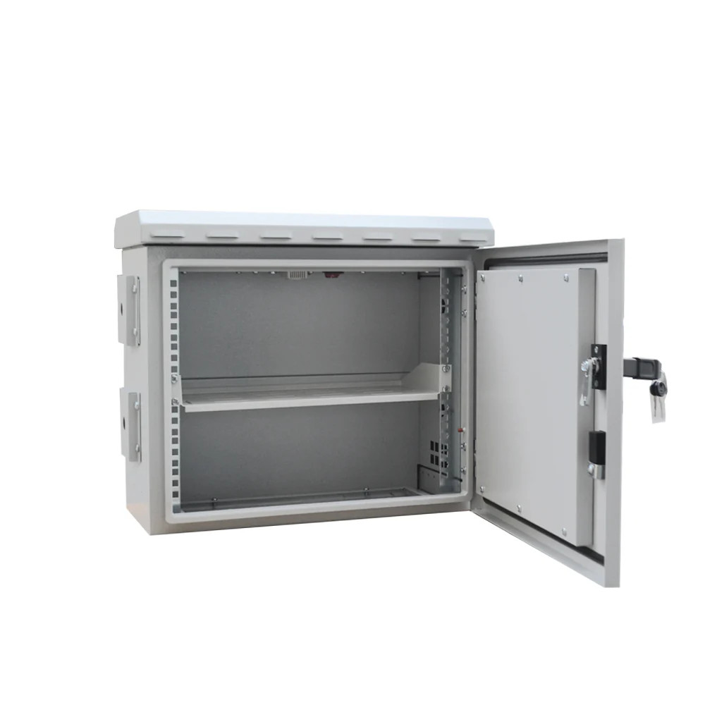 7U-12U Floor Standing Outdoor Network Cabinet – Single Wall, Weatherproof & IP55