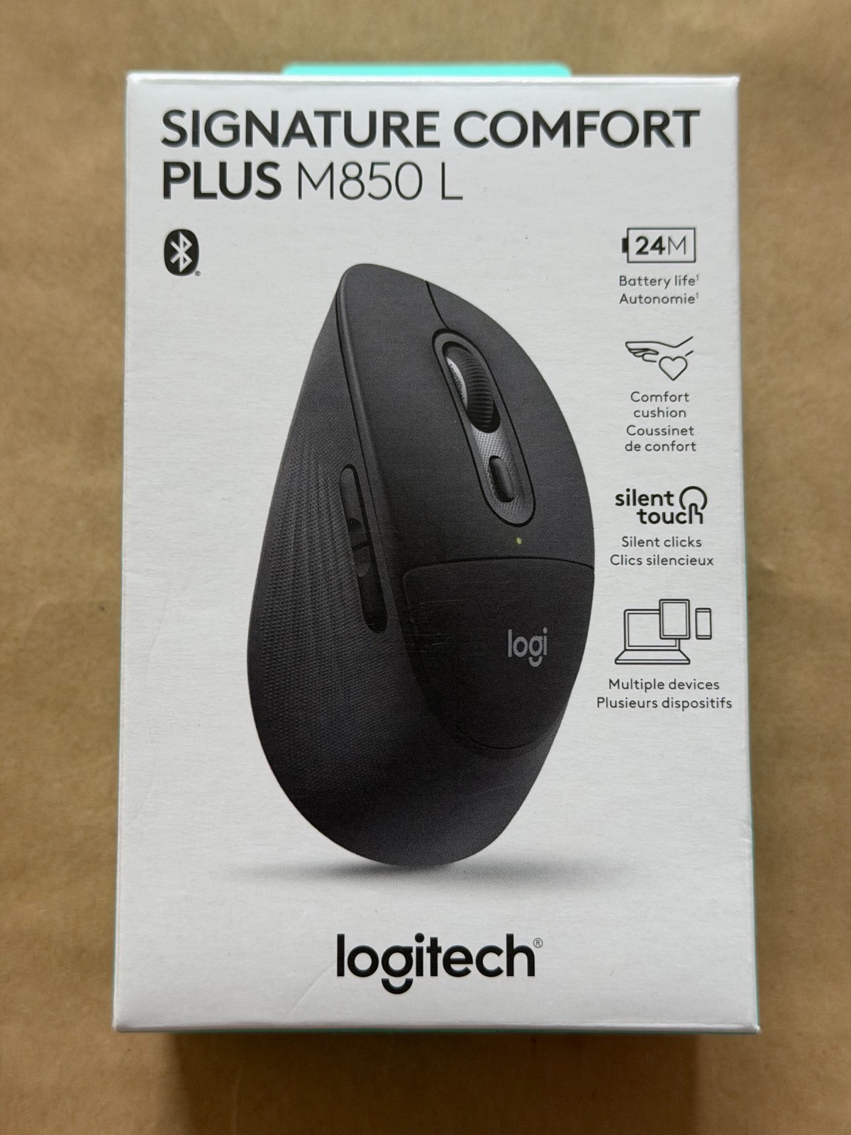 NEW LOGITECH SIGNATURE COMFORT PLUS M850 L WIRELESS MOUSE 910-007711