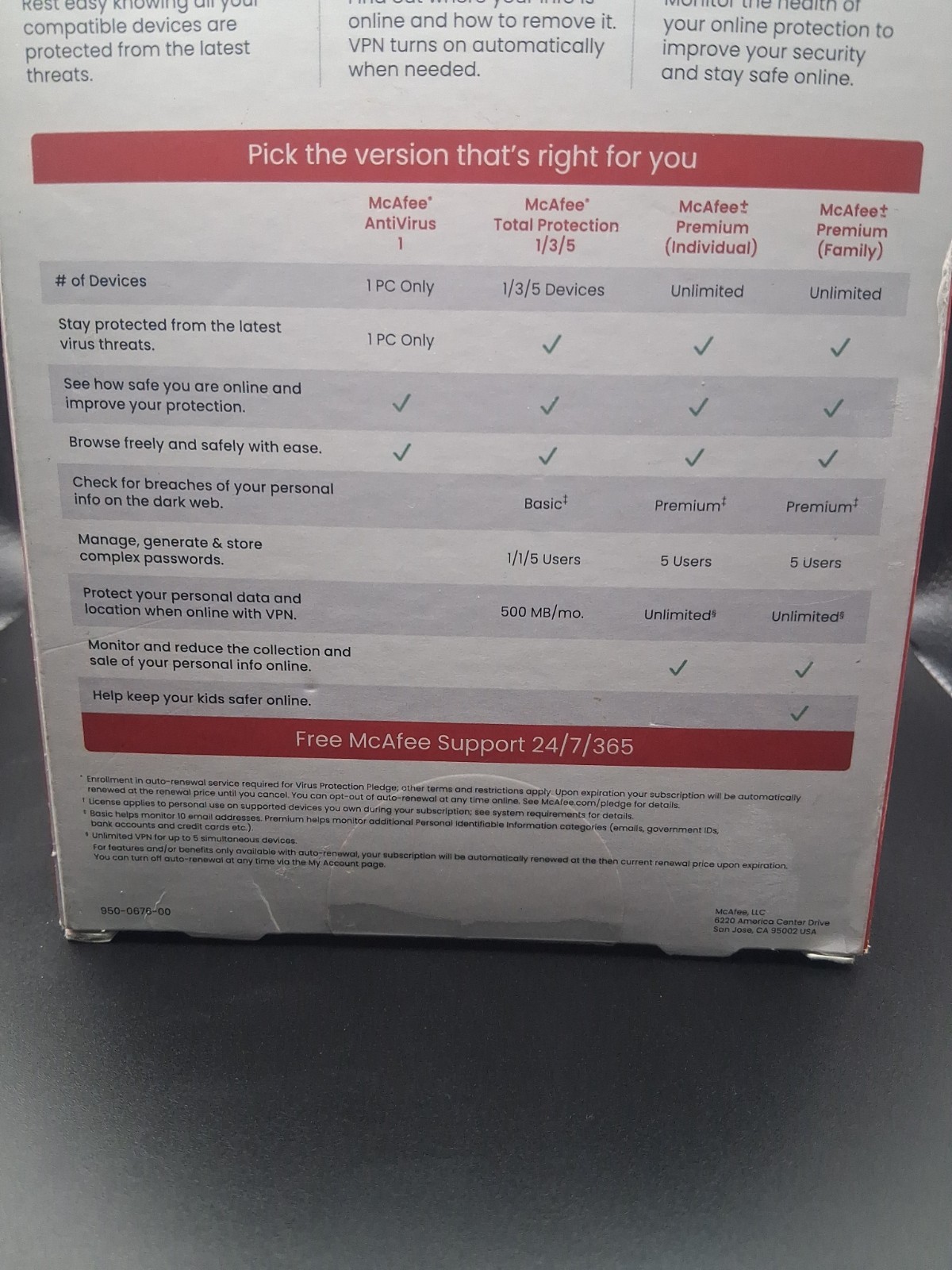 McAfee+ Premium Individual Antivirus Internet Security Unlimited Devices Digital