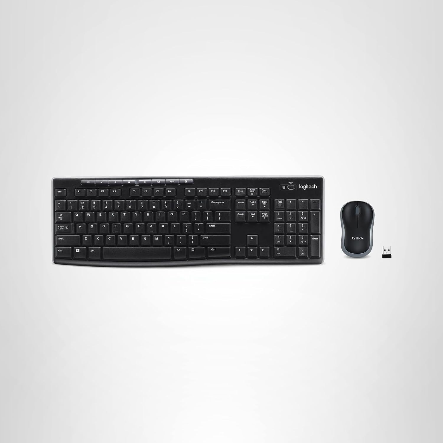 Logitech MK2270 Wireless Keyboard and Mouse Combo – Black (920-008813)