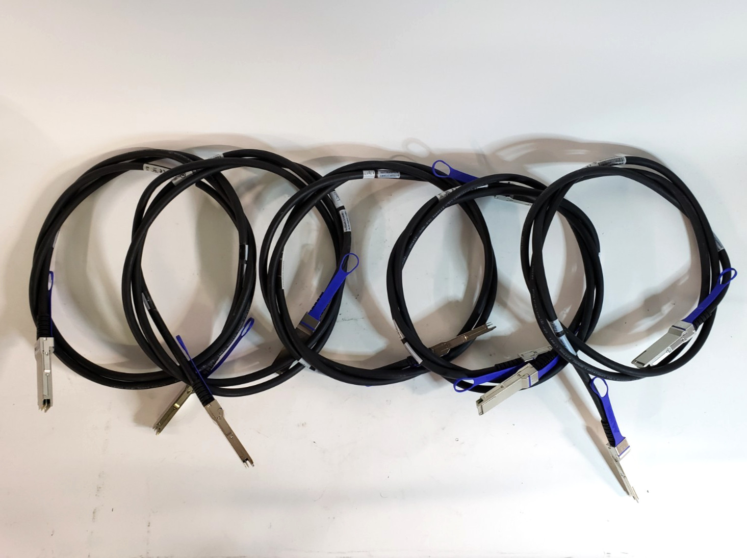 Lot of 5 Mellanox 2m MCP1600-E003 Direct Attach Copper Cables
