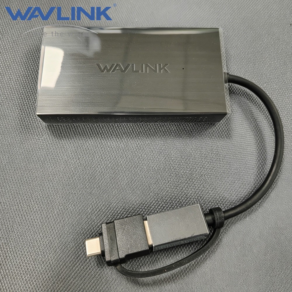 WAVLINK USB 3.0/USB C to Dual HDMI 4K@60hz Adapter Splitter Extended Displays