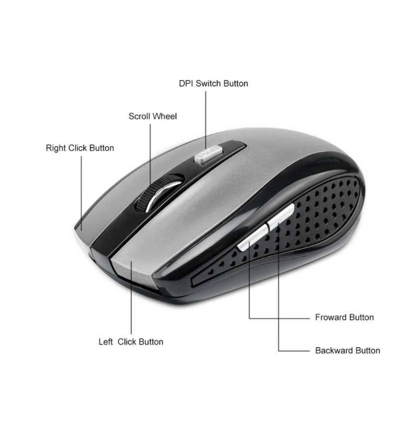 Wireless Optical Mouse Mice 2.4GHz USB Receiver For Laptop PC Computer DPI lot
