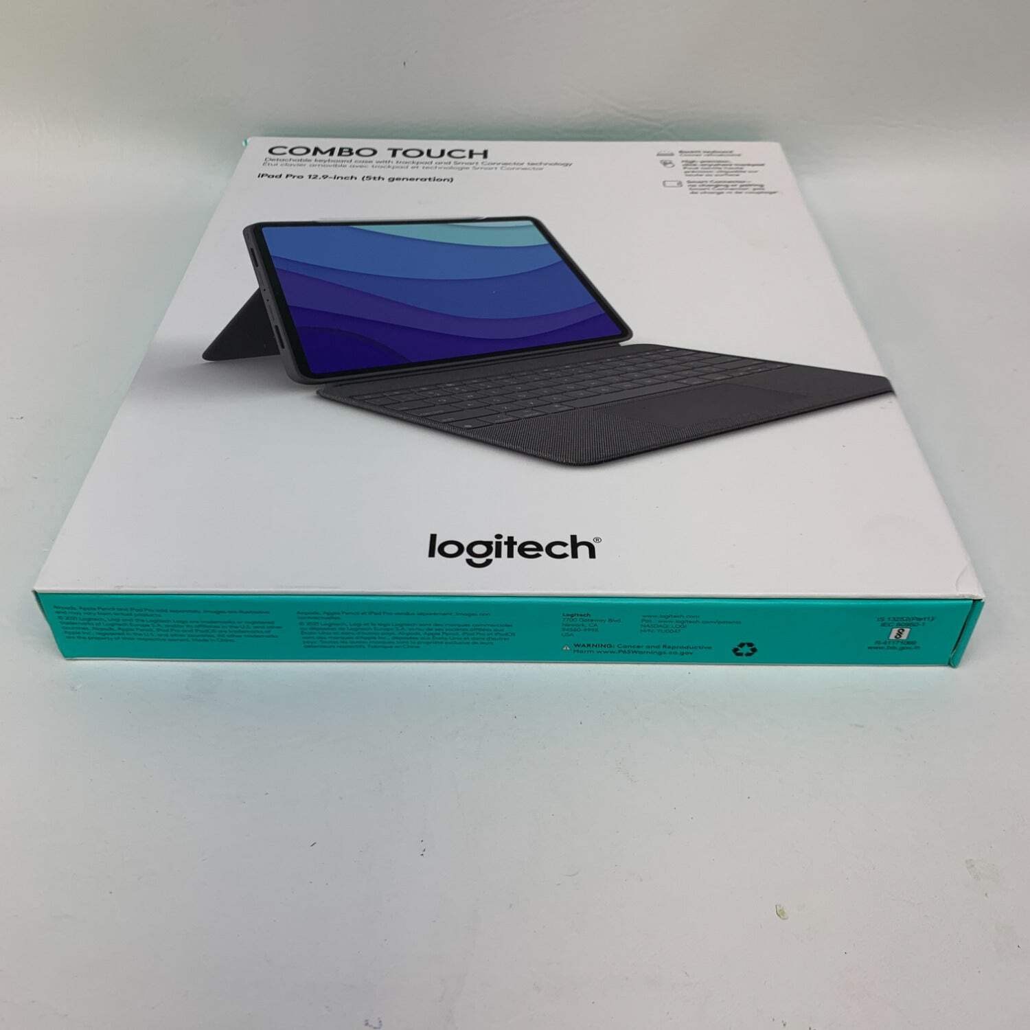 New Logitech Combo Touch Keyboard Case iPad Pro 12.9-inch Gray 920-010097