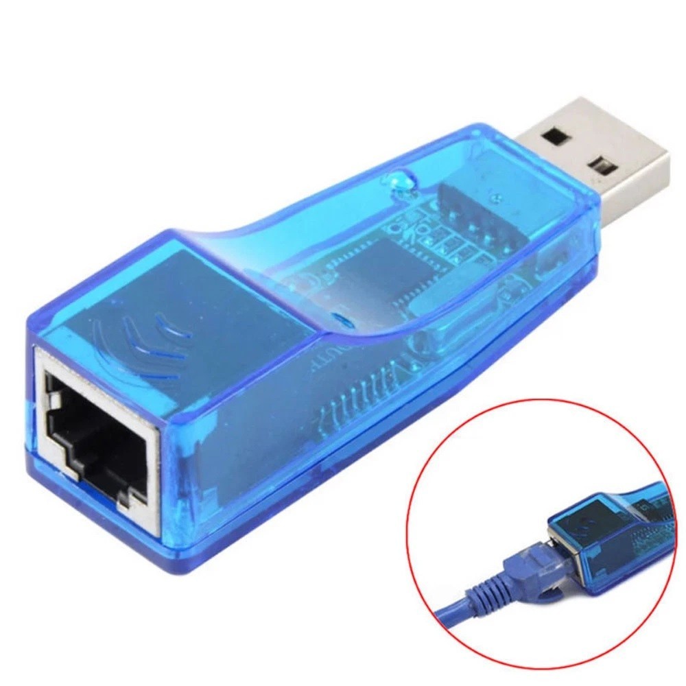 USB 2.0 to LAN RJ45 Ethernet 10/100Mbps Network Card Adapter