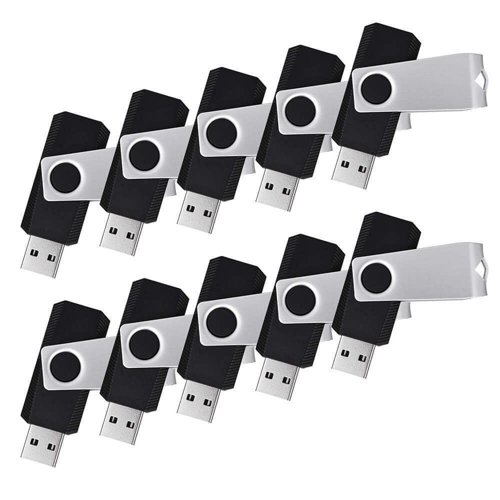 Wholesale Sale 10/ 30/ 50/100pcs 256MB Metal Swivel USB Flash Drive Memory Stick