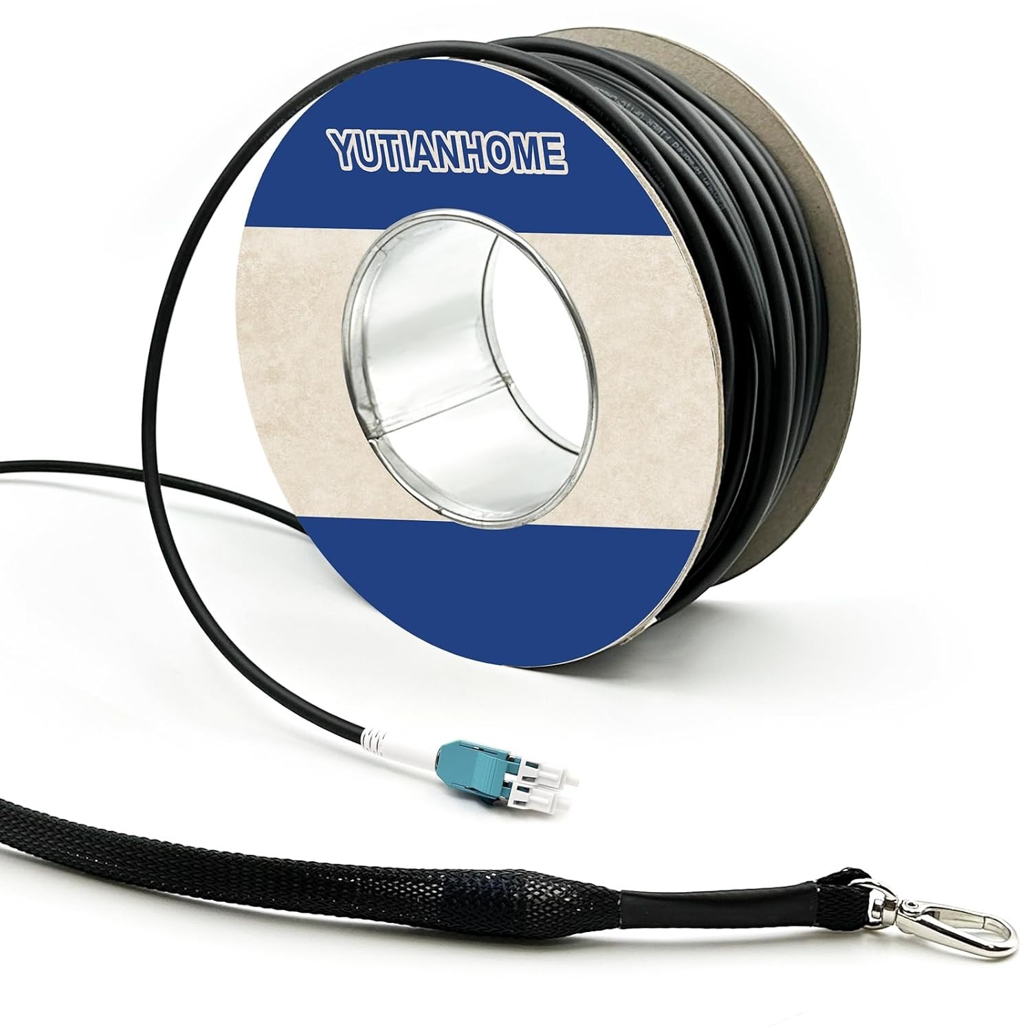 165ft LC-LC Outdoor Armored Fiber Patch Cable