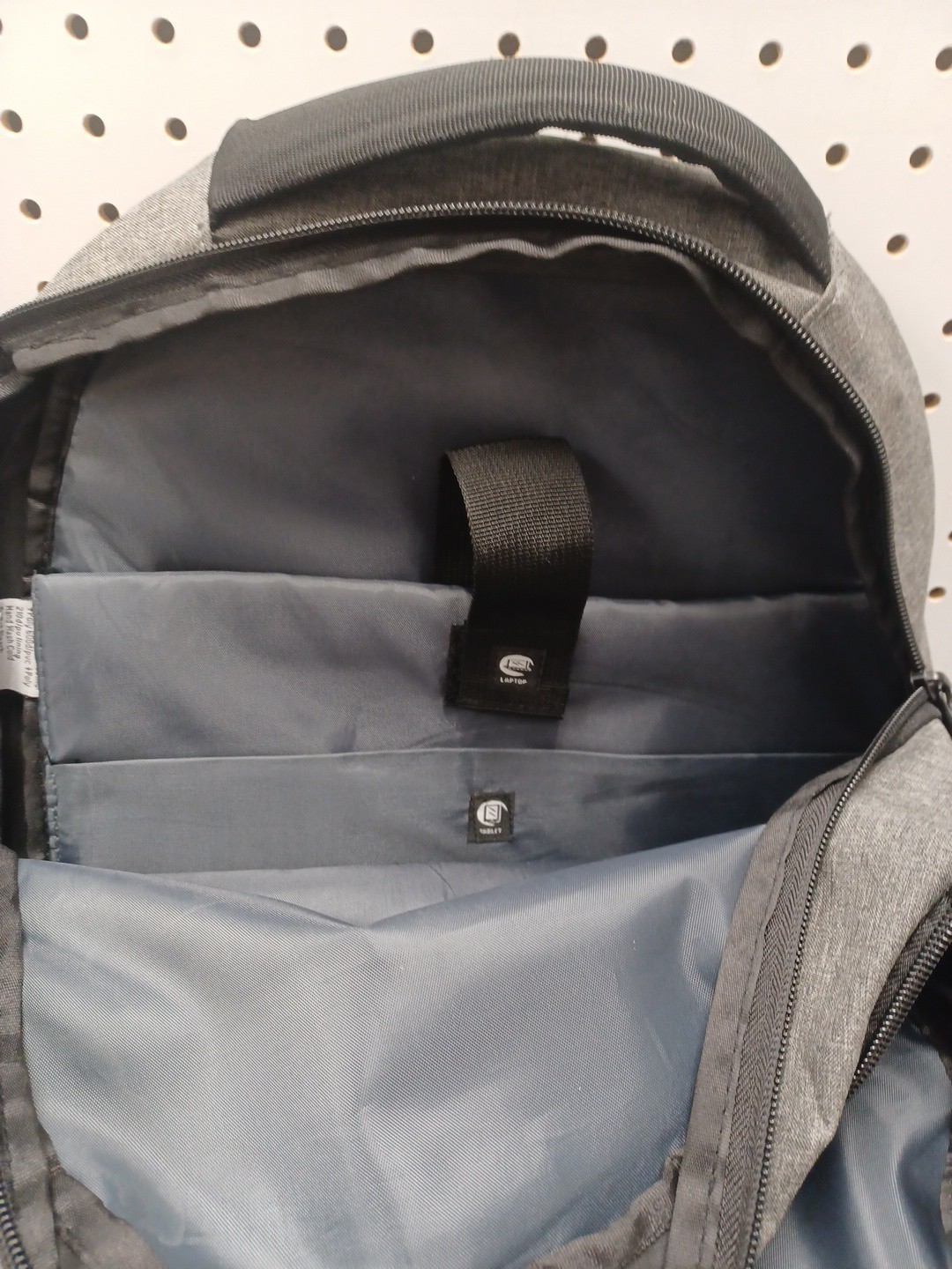 Matein Travel Laptop Backpack Grey Polyester Backpack Unisex Large