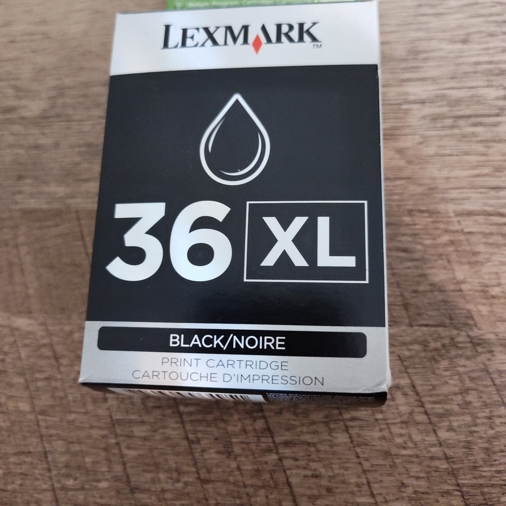 Unisex Lexmark 36XL Black Print Cartridge One Size Black White