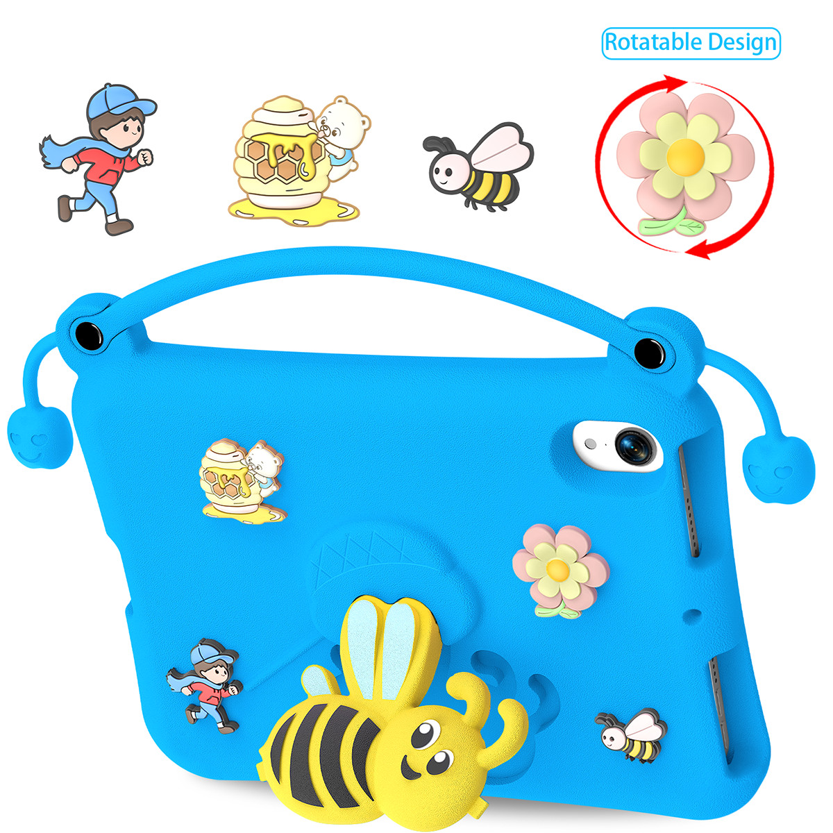 Kids Handle Lovely Case for Apple iPad Mini 6 / Mini (A17 Pro) 8.3 inch 2024