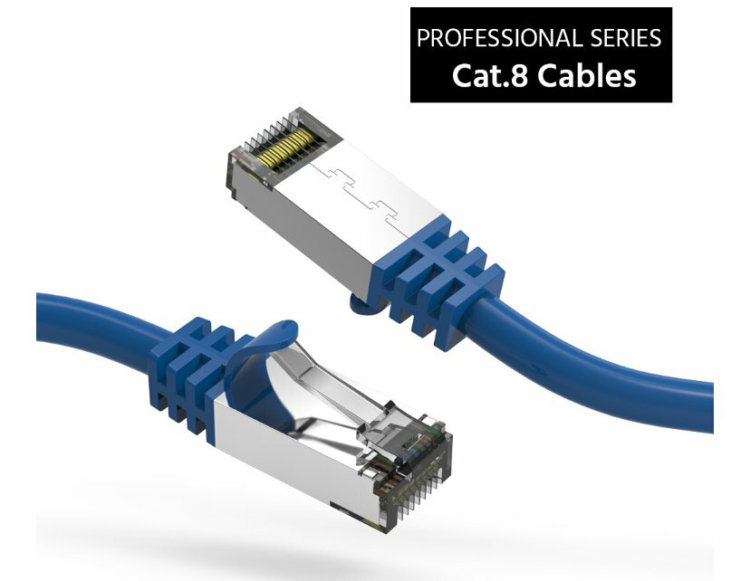 5 Pack Cat.8 S/FTP (SSTP) CAT8 Ethernet Network 2GHz Cable 1Ft 2 3 5 7 10 Ft Lot