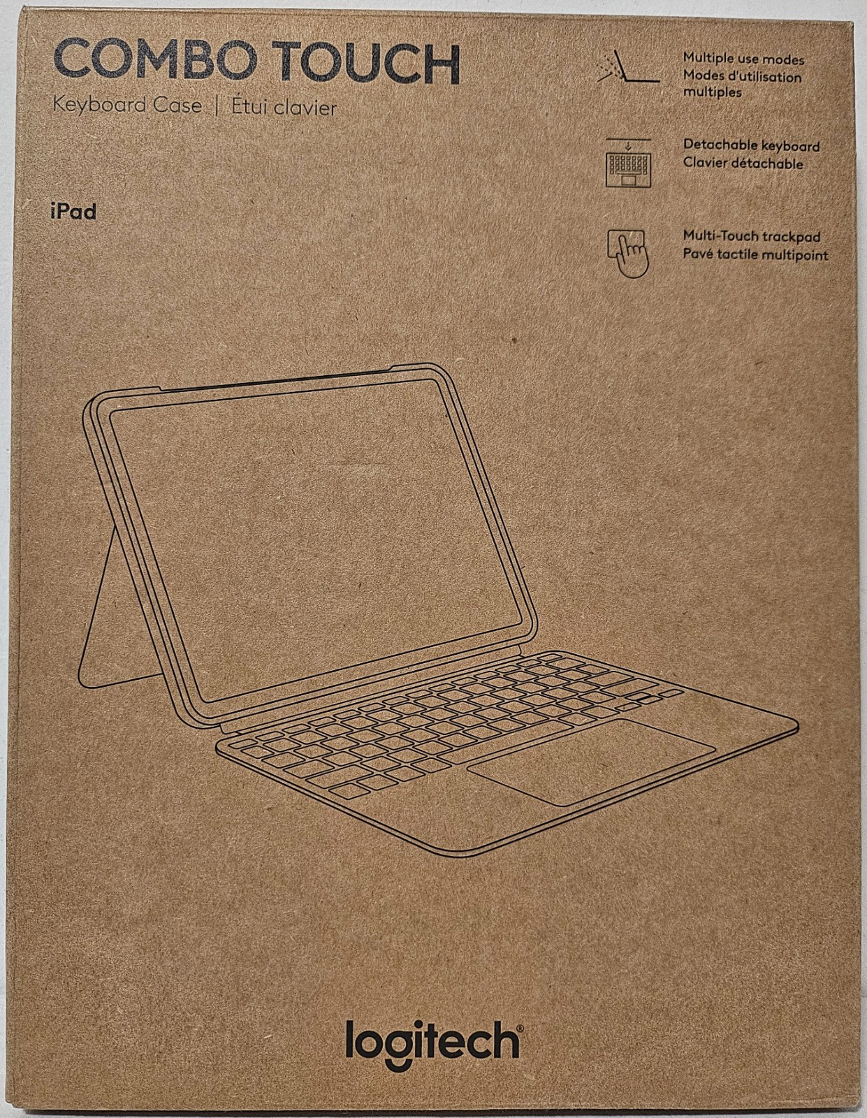 Logitech Combo Touch Keyboard Case for iPad Pro 11-inch (M4) Black – New