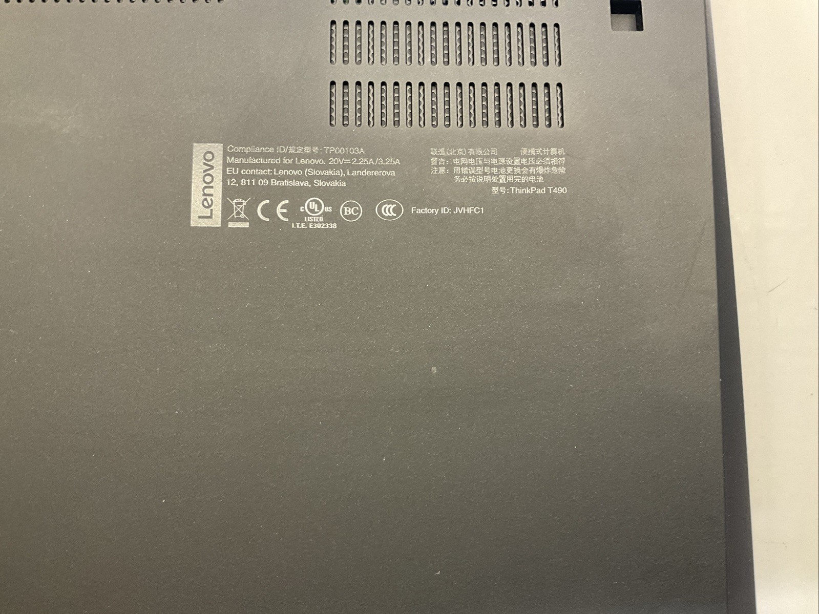 ThinkPad T490 Laptop Notebook 14″ FHD 128GB SSD W11 Pro