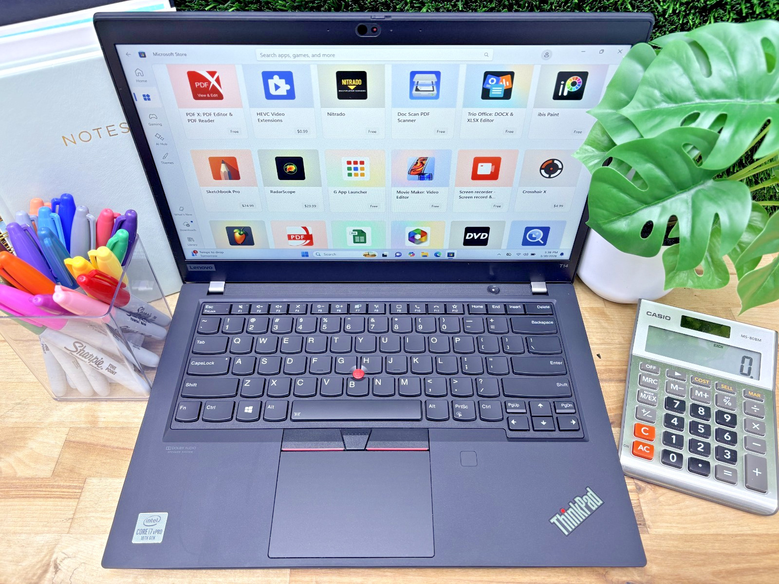 Lenovo ThinkPad T14 Gen 1 Intel i7-10th 1.80GHz 32GB RAM 512GB SSD Win 11 Pro*