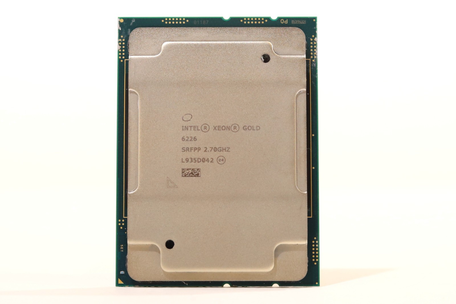 Intel Xeon Gold 6226 2.70GHz 12-Core 19.25MB LGA3647 Processor P/N: SRFPP Tested