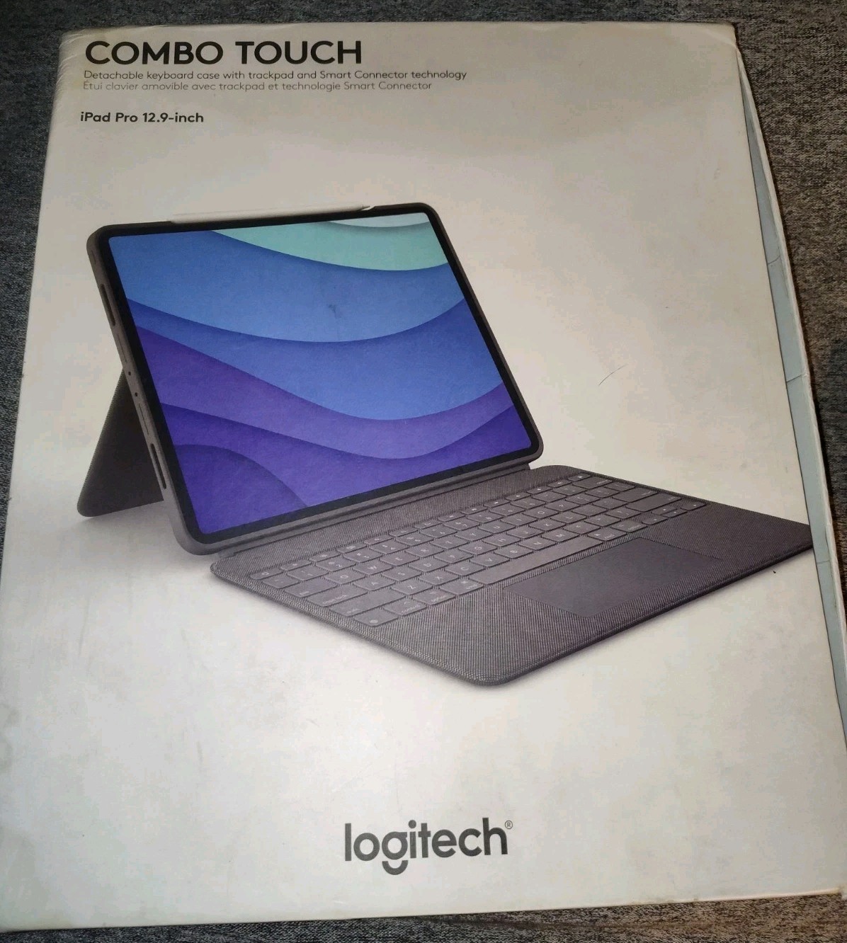 Logitech Combo Touch Keyboard Case for 12.9″ Apple iPad Pro 5th Gen. – Oxford…