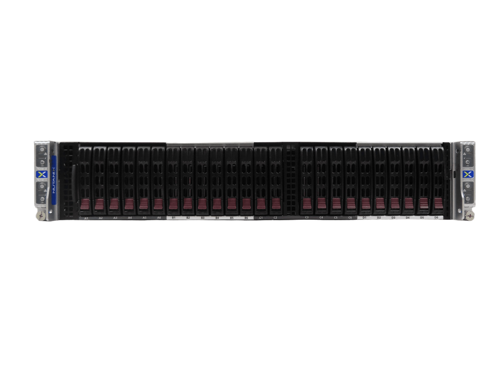 Supermicro 2U CSE-817B 24SFF 4-Node X11DPT-B 8x Gold 6148 512GB Ram 24x Trays