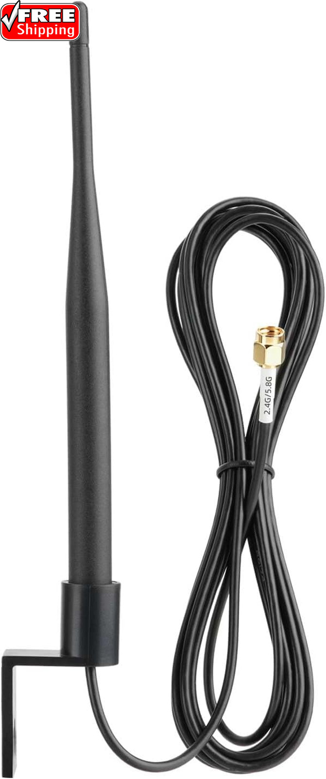 Outdoor Dual Band Wifi Antenna 2.4Ghz 5Ghz 5.8Ghz 5Dbi RP-SMA Male Antenna for W